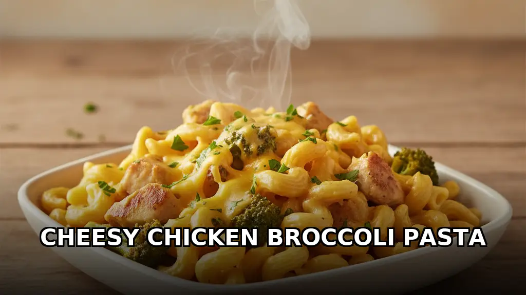 One-Pan Cheesy Chicken and Broccoli Pasta