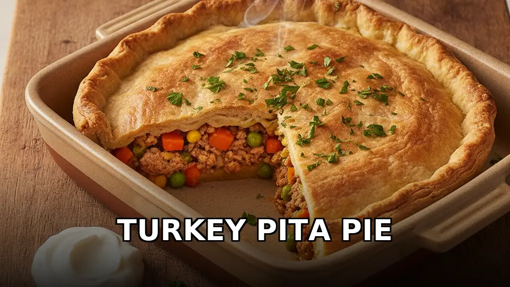 Savory Turkey and Vegetable Pita Pie