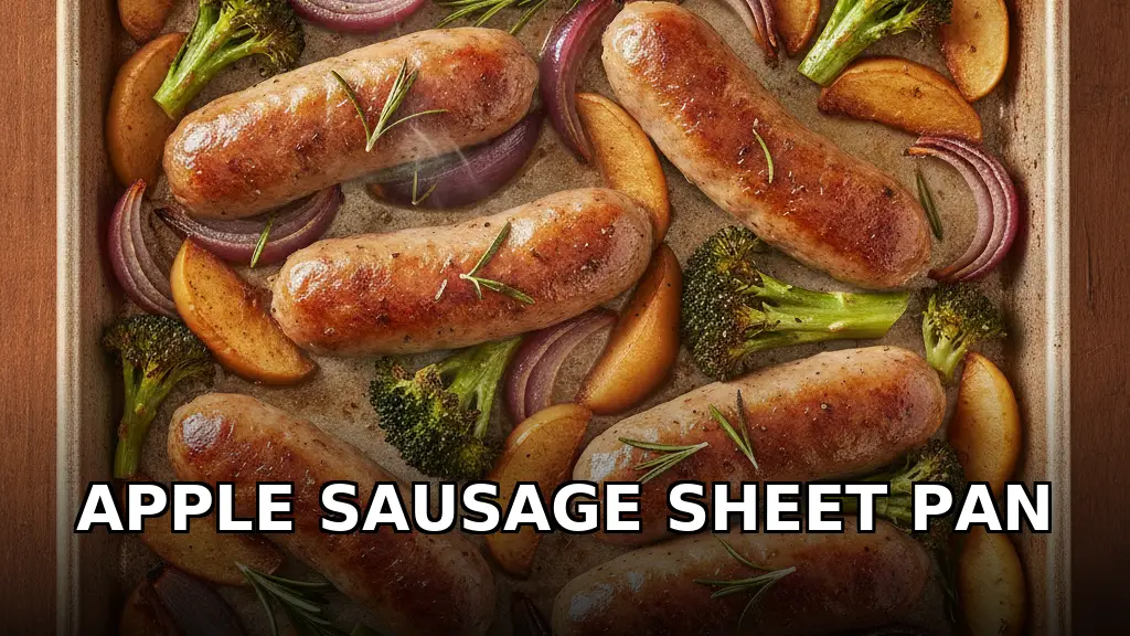One-Pan Apple and Sausage Sheet Pan Supper
