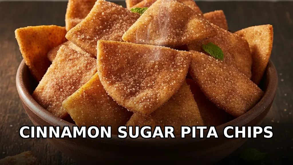 Air Fryer Cinnamon Sugar Pita Chips