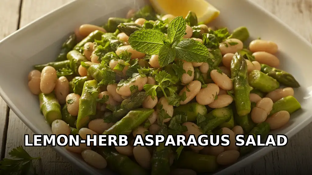 Lemon-Herb Asparagus and White Bean Salad