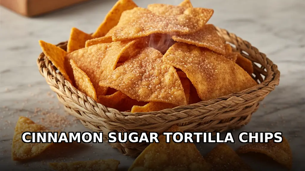 Air Fryer Cinnamon Sugar Tortilla Chips