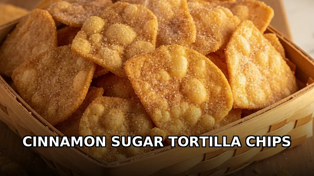 Air Fryer Cinnamon Sugar Tortilla Chips